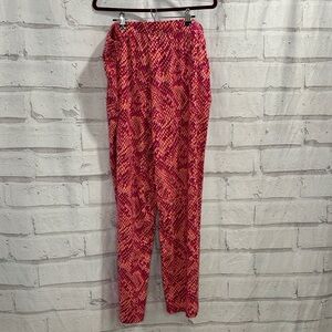 Stylish Pink Patterned Leggings